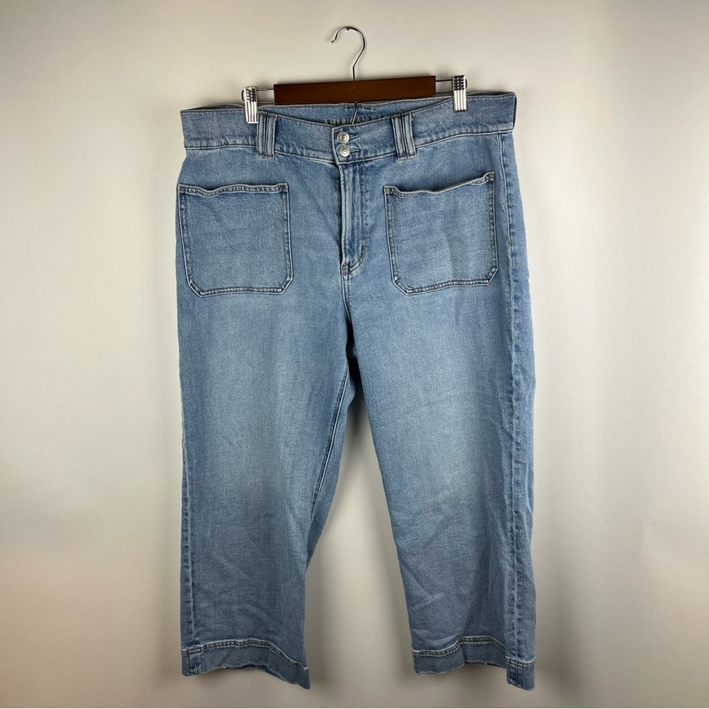 AE Stretch Stovepipe Crop Jean 16 - Picture 2 of 6